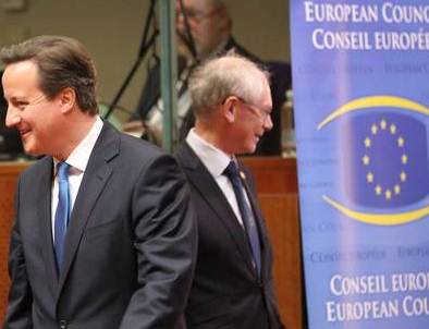 David Cameron e Herman Van Rompuy