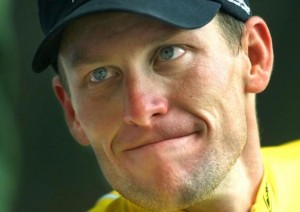 Il ciclista Lance Armstrong
