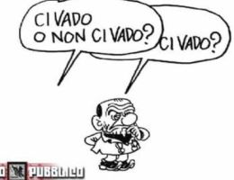 La Vignetta di Vauro è parte dello spot di La7 per la puntata Santoro-Berlusconi