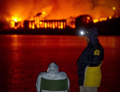 L'incendio della Città della scienza di Napoli