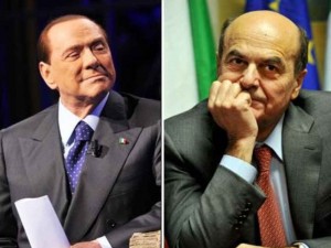 Silvio Berlusconi-Pier Luigi Bersani