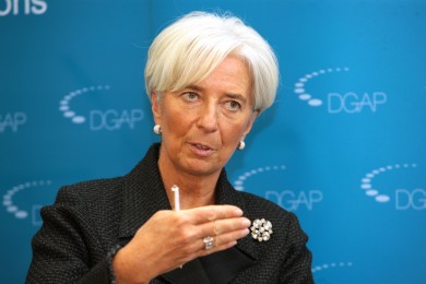 Christine Lagarde, direttrice del Fmi (foto flickr.com)