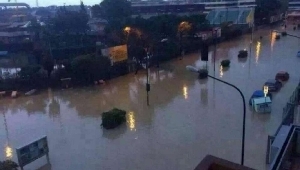 Esondazione del fiume Pescara a Pescara