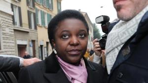 Il ministro per l'Integrazione Cecile Kyenge a Brescia, l'11 gennaio