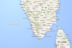 Lo Stato del Kerala, nell'estremo Sud della penisola indiana. La nave Enrica Lexie si trovava a navigare in queste acque quando è stata fermata dalle autorità indiane