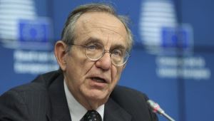 Il Ministro dell'Economia Pier Carlo Padoan, presidente di turno del Consiglio Ecofin