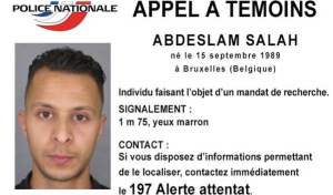 La foto segnaletica di salah Abdeslam diramata dalla polizia francese