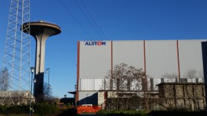 Lo stabilimento di Alstom Power, acquisito da General Electric, in piazza Indro Montanelli a Sesto San Giovanni