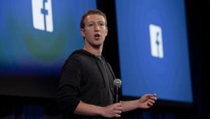 Mark Zuckerberg, fondatore di Facebook (foto Ansa)