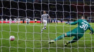 Il rigore di Bonucci consegna la vittoria e la finale di Coppa Italia alla Juventus