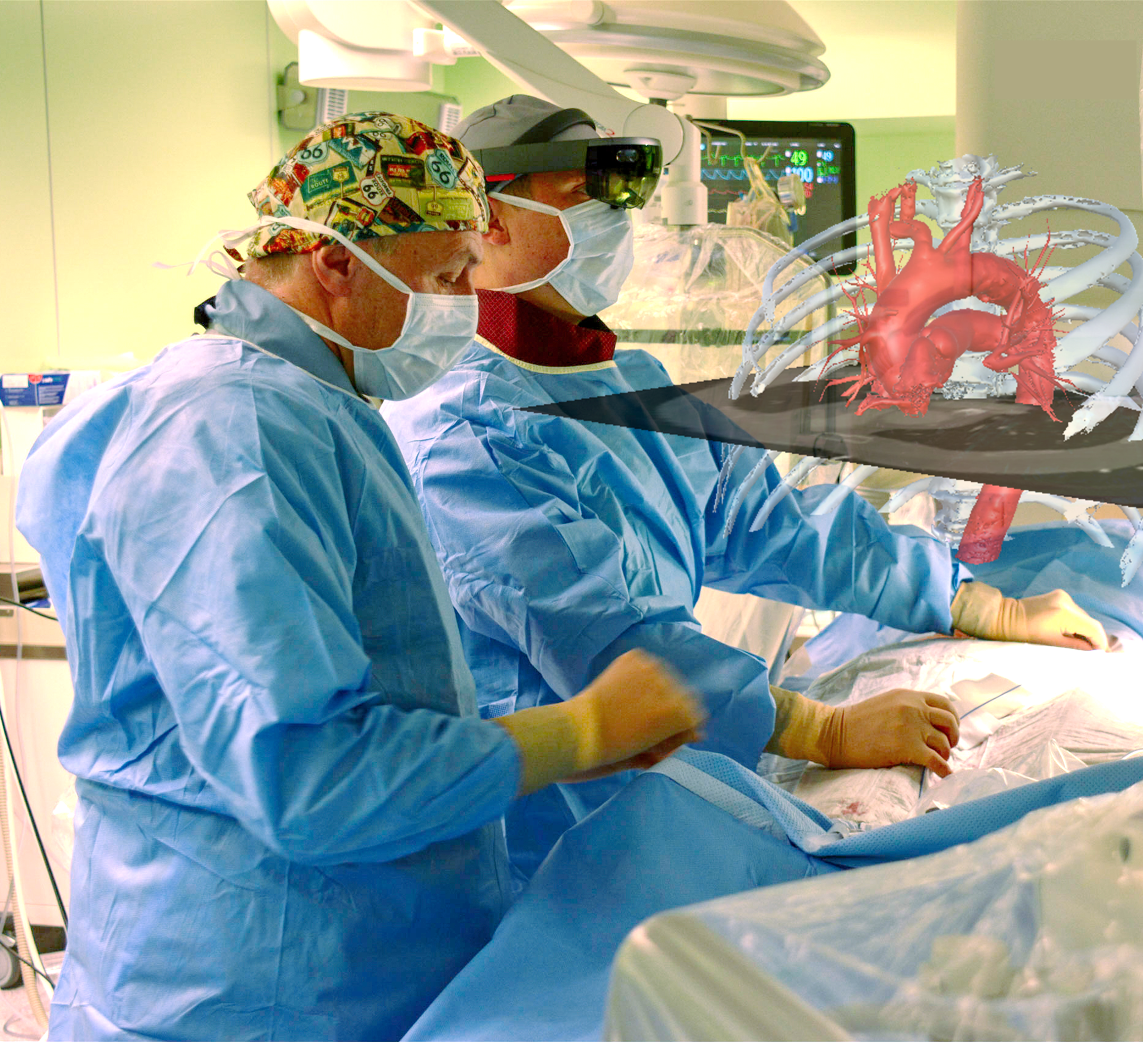 I chirurghi dell'Ospedale San Donato Milanese sfruttano i visori di realtà mista durante un'operazione