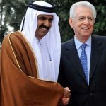 Mario Monti e l'emiro del Qatar