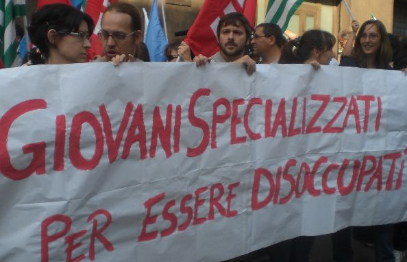 Giovani, record di disoccupazione: 37,1 per cento