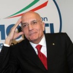 Gabriele Albertini a margine della conferenza stampa con Mario Monti a Milano, 10 gennaio 2013. ANSA/MATTEO BAZZI