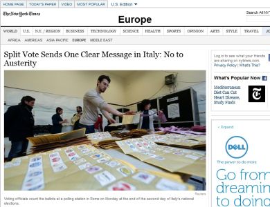 “Ingovernabile”: l’Italia post-voto per la stampa estera