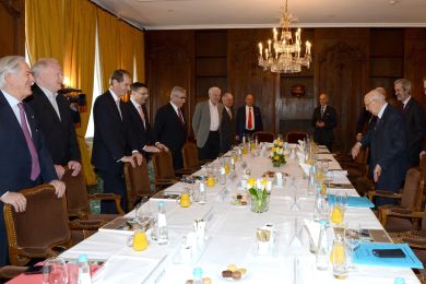 Napolitano a Berlino per rassicurare l’Europa