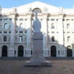 Piazza Affari, sede della Borsa a Milano
