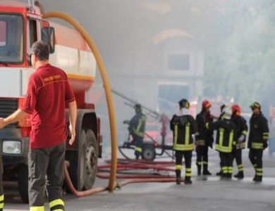 Città di Castello, esplosione nel centro storico