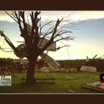 Distruzione tornado in Oklahoma
