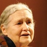 Doris Lessing, premio Nobel per la letteratura nel 2007, abbandonò la scuola a soli 13 anni (foto Ansa)