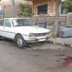 Il luogo dell'attentato nel quartiere al-Jisr al-Abyad, a Damasco (foto: Sana)
