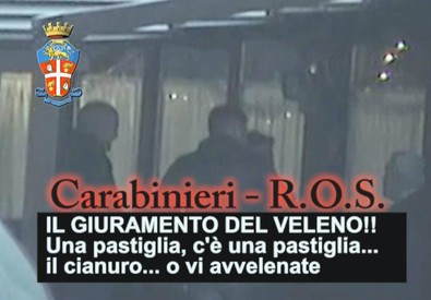 ‘Ndrangheta, filmati per la prima volta i riti di affiliazione