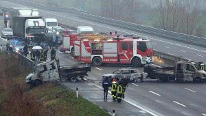Rapina fallita sull’A1. Ma l’assalto al portavalori paralizza il traffico