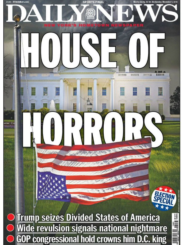 Daily News: "Casa degli orrori".