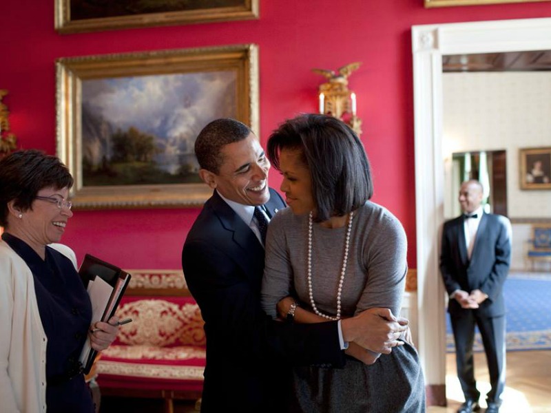 La coppia presidenziale festeggia il compleanno della first lady Michelle. (Fonte: Facebook)