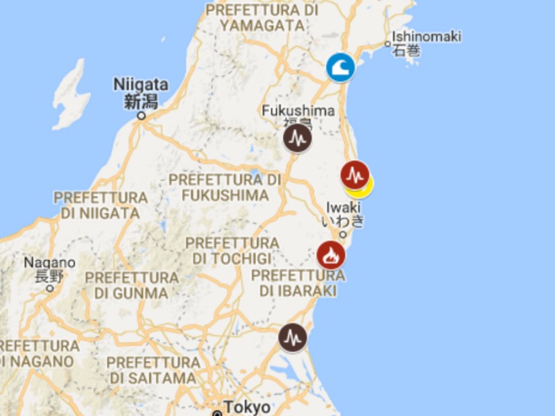 Terremoto a Fukushima Panico ma rientra allarme tsunami