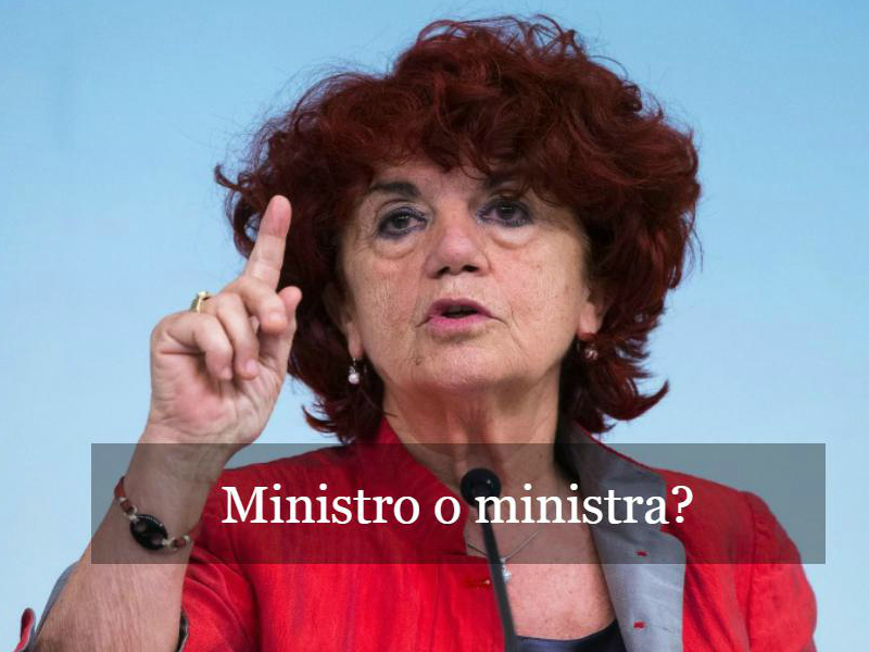 Ministro o ministra?