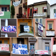 Striscioni e lenzuoli, la Milano dem si mobilita contro Salvini