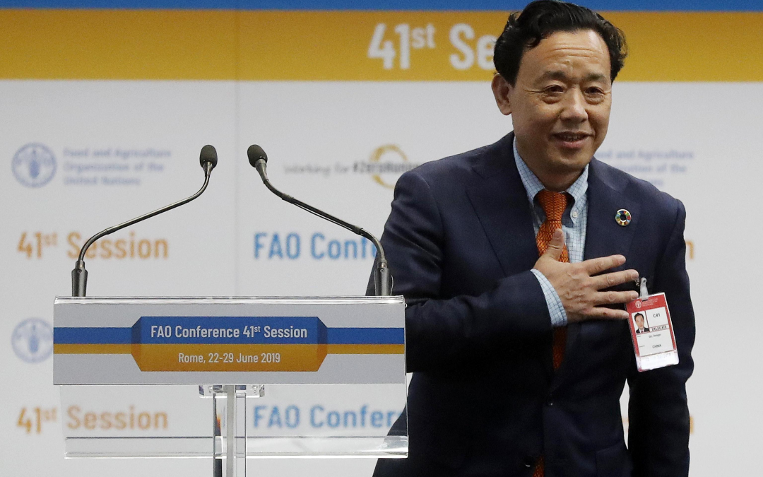 FAO, il cinese Qu Dongyu nuovo direttore generale: «Vittoria storica»