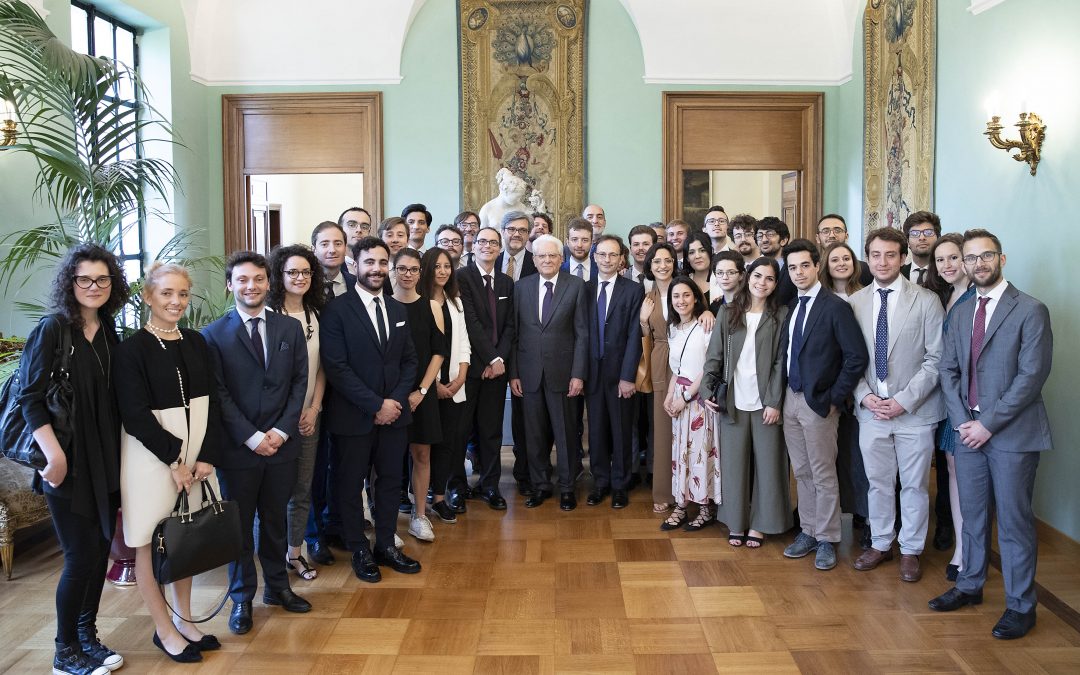 Gli studenti della Walter Tobagi incontrano il presidente della Repubblica Sergio Mattarella