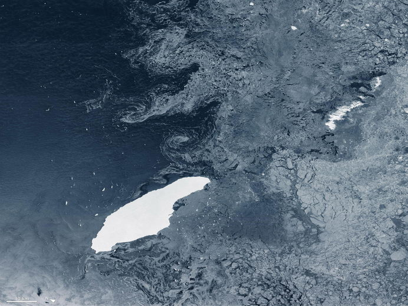 Si è sciolto A68, l’iceberg più grande del mondo