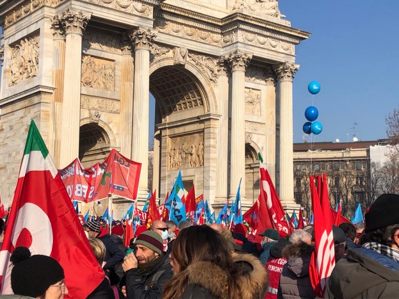 Sciopero generale, Landini: «In piazza per cambiare il Paese, è politica nel senso più alto del termine»