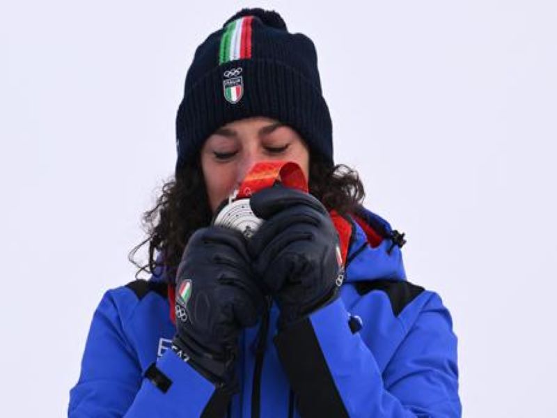 Olimpiadi invernali: sci, Brignone d’argento nel gigante