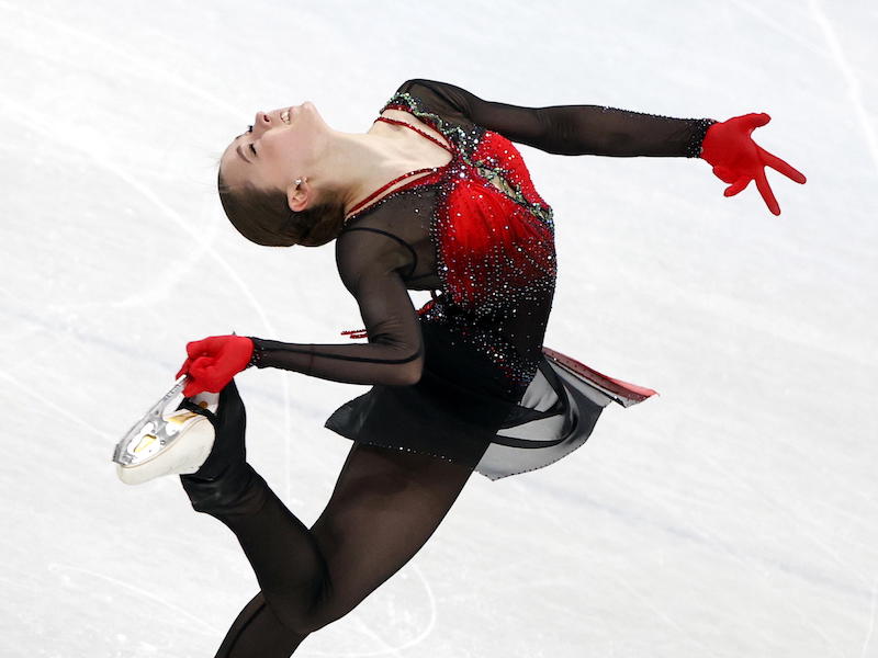 Pechino 2022, sospettata di doping la pattinatrice russa Kamila Valieva