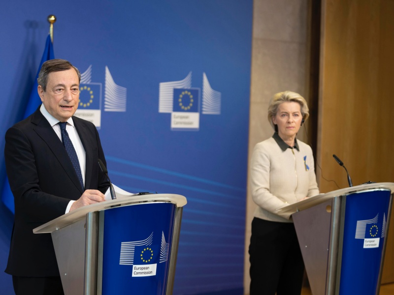 Ucraina, Draghi: «Serve unità Ue su accoglienza e tutela energetica»