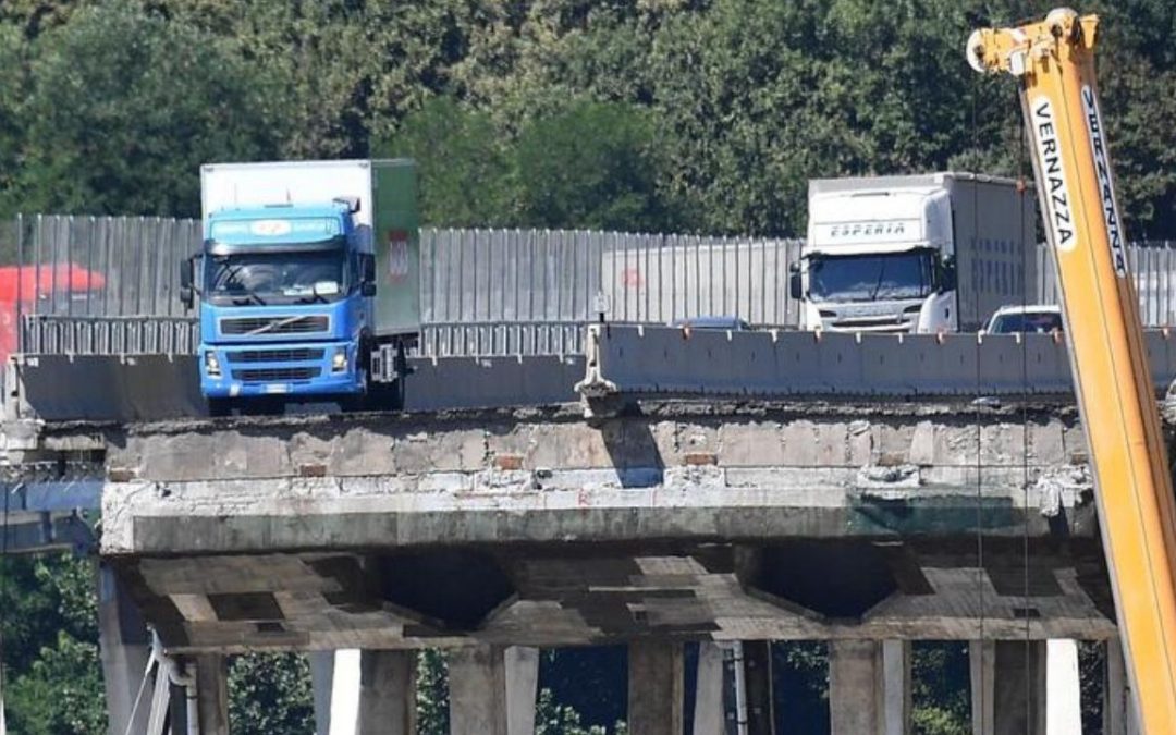 Ponte Morandi: coinvolto nel crollo camion carico di droga ‘ndranghetista