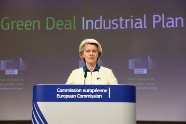 Bruxelles:  Ursula von der Leyen presenta il Green Deal Industrial Plan