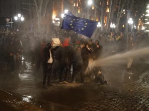 manifestanti Georgia