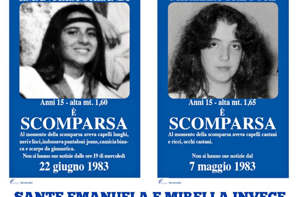 Orlandi-Gregori, il Parlamento indaga sulle ragazze scomparse nel 1983