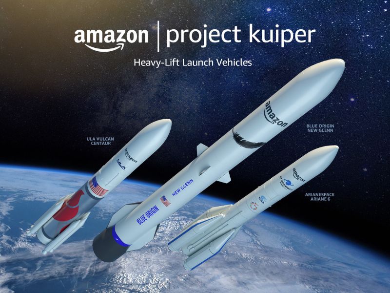 Progetto “costellazione Kuiper”, al via i satelliti di Amazon