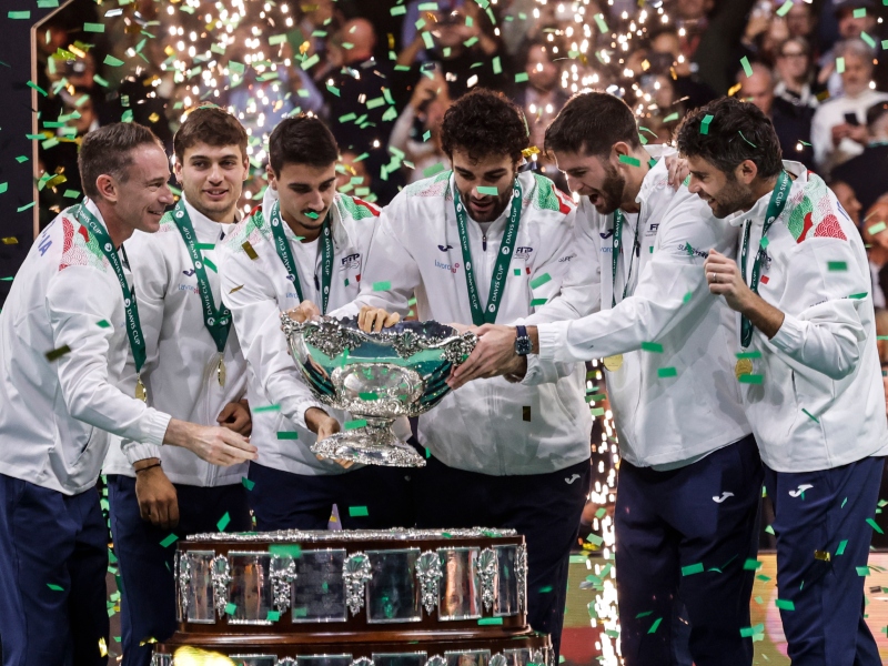 Italtennis, trionfo in Coppa Davis: è il terzo anno di fila