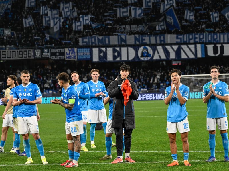 Champions: Napoli ko, ai playoff solo Inter, Juve e Atalanta